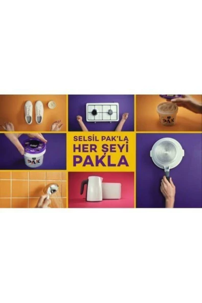 Selsil 500 gr Pak Genel Amaçlı Temizleme Kremi X 2 Adet - Resim 2