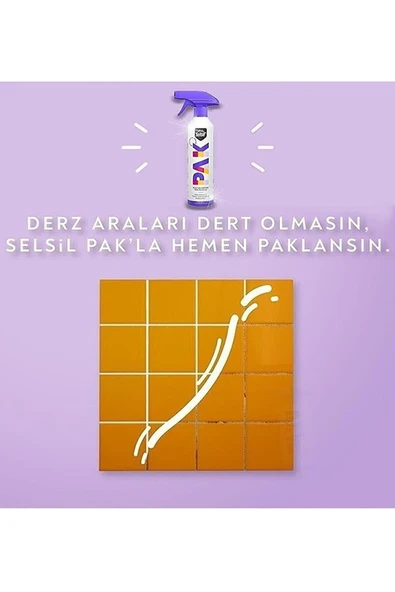 Selsil Pak Mucize Köpük Sprey Temizleyici 500 ml - Resim 4