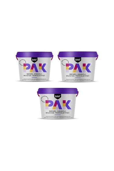 Selsil Pak Genel Amaçlı Mucize Temizleyici 500gr 3 Adet ürün görseli