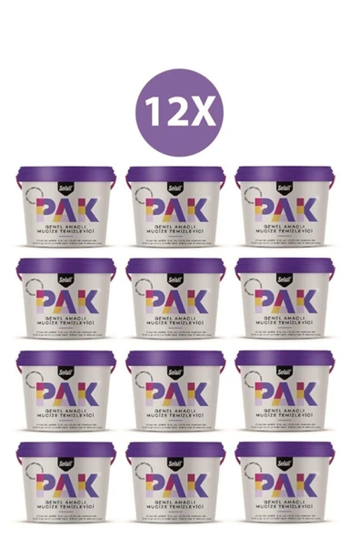 Selsil Pak Genel Amaçlı Mucize Temizleyici 500 Gr x 12 Li Paket - Resim 2