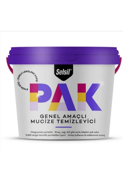 Selsil Pak Genel Temizleyici 3 Adet 500 Gram ürün görseli