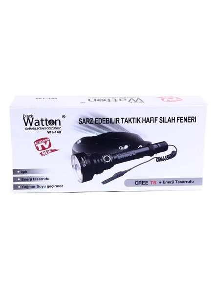 Watton 800 Lümen TX6 Özel Avcı Feneri Watton Wt-148 - 4