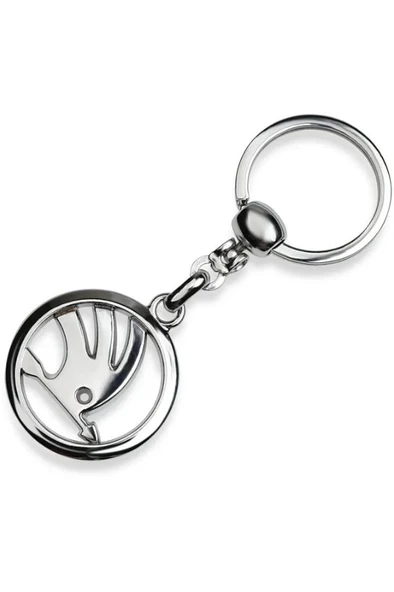 Skoda Logolu Metal Otomobil Anahtarlığı ürün görseli