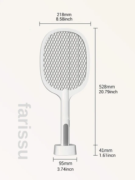 Patix PTX MS25: 2'si 1 Arada Şarjlı Sinek ve Sivrisinek Öldürücü - 7