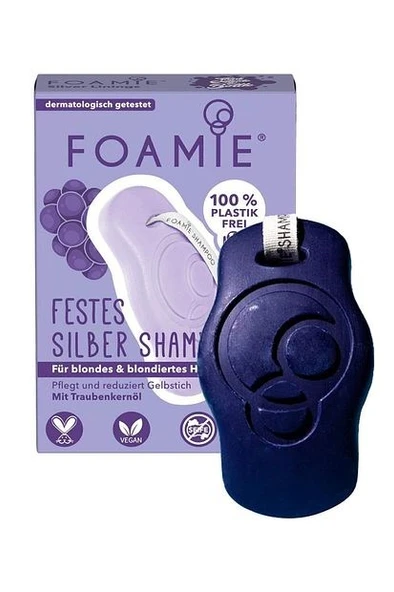 Foamie Silver Linings Shampoo Bar Boyalı Sarı Saçlar İçin Katı Şampuan 80 g - 1