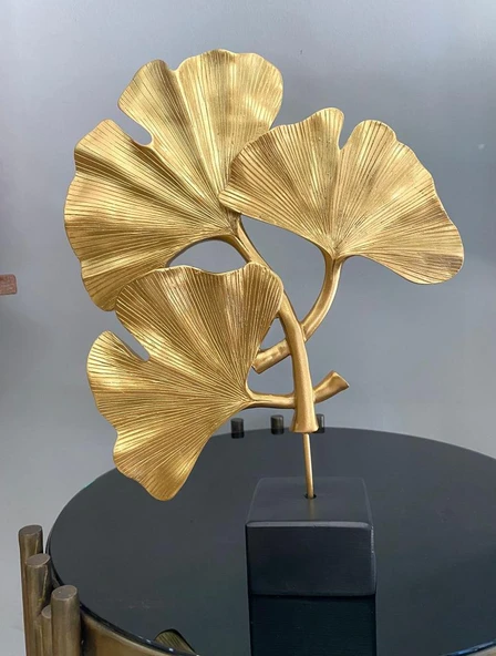 Dekoratif Kaideli Yaprak Yonca Biblo Modern Özel Tasarım Obje