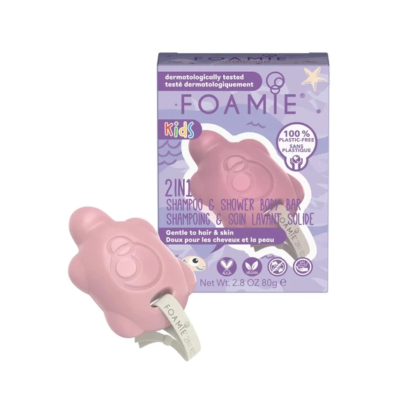 Foamie Kids 2in1 Şeftalili Saç ve Vücut Sabunu 80 g - 1