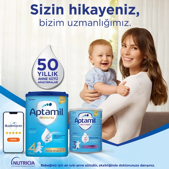 Aptamil Çocuk Devam Sütü Maması No4 1 Yaş+ 350 Gr - 5