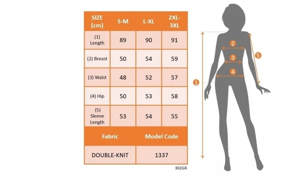 Kadın Bisiklet Yaka Uzun Kol çizgili Iki Iplik Kumaş Mini Boy Elbise - Resim 6