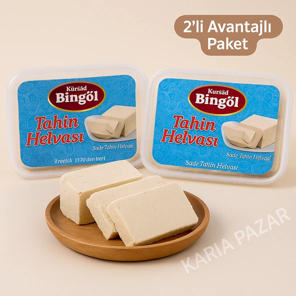 Bingöl Sade Tahin Helvası 320 g x 2 | Avantajlı Paket ürün görseli