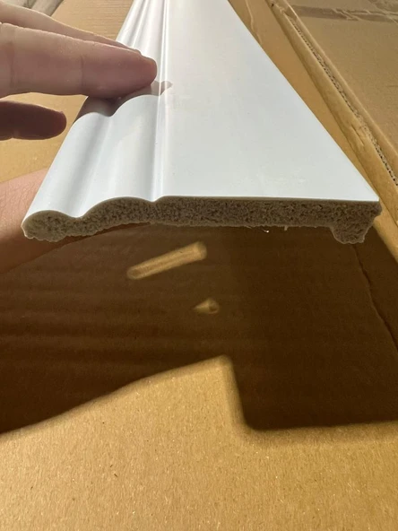 8cmx120cm Lotus PVC Süpürgelik Desenli Suya Neme Dayanıklı PVC Parke Seramik Salon Mutfak Süpürgelik - Resim 4