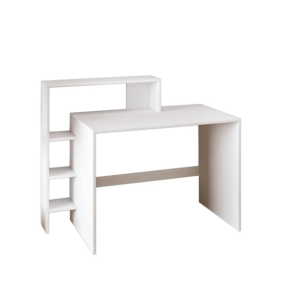 Amber Çalışma Masası – Raflı, Modern Bilgisayar Masası - 4