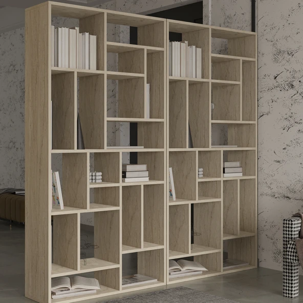 Nicola Kitaplık – 18 Raflı, Modern Kütüphane - 4