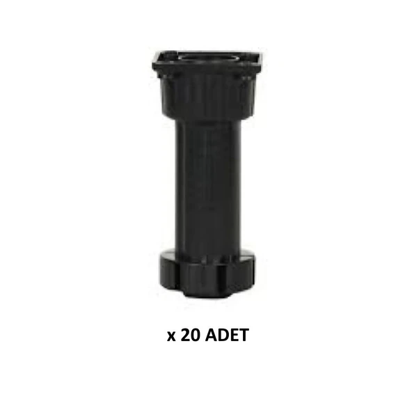 Kenzlife mobilya dolap kanepe ayağı ayarlı ayak siyah plastik 20 adet ürün görseli