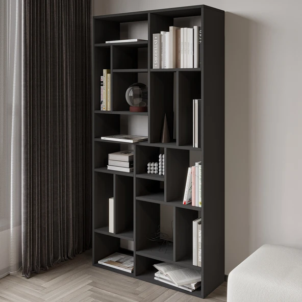 Nicola Kitaplık – 18 Raflı, Modern Kütüphane - 3