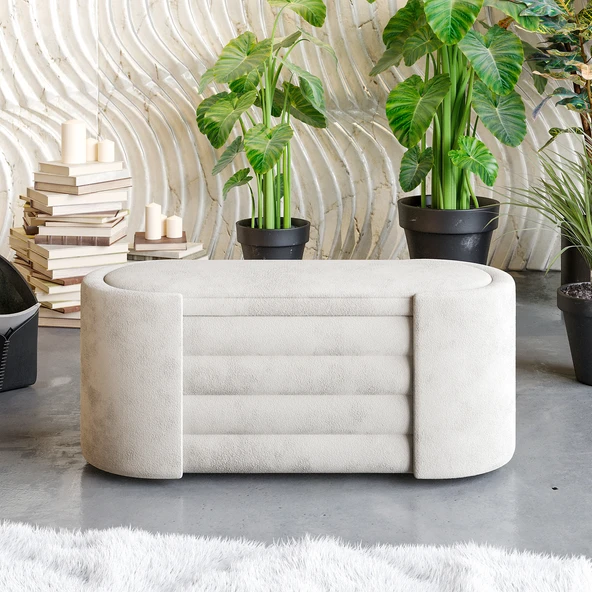 Rosita Sandıklı Bench – Şıklık ve Pratikliğin Mükemmel Uyumu, Modern Puf - 2