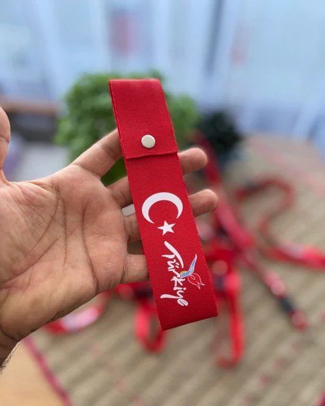 Türkiye Tasarımlı, Kırmızı Renk Yüksek Kalite Tampon & Çeki ipi - Resim 3