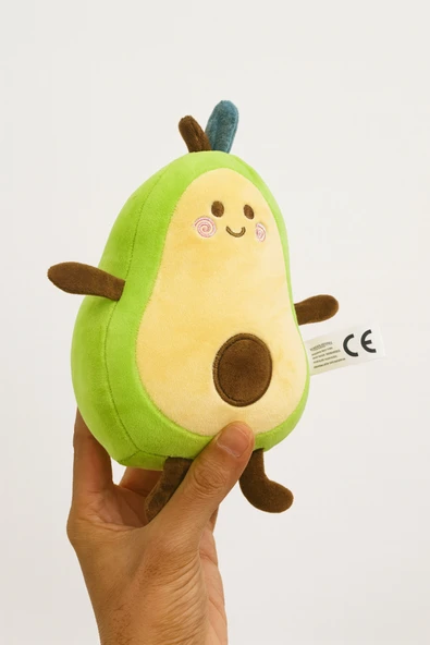Avakado Peluş 26 Cm | Avakado Peluş Oyuncak | Meyve Peluş - Resim 7