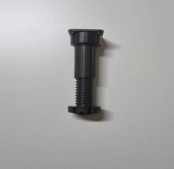 Kenzlife mobilya dolap kanepe ayağı ayarlı ayak siyah plastik 8 adet - Resim 2