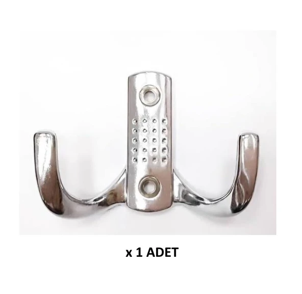 Kenzlife elbise banyo askılığı krom metal  askı askılık 1 adet ürün görseli 1