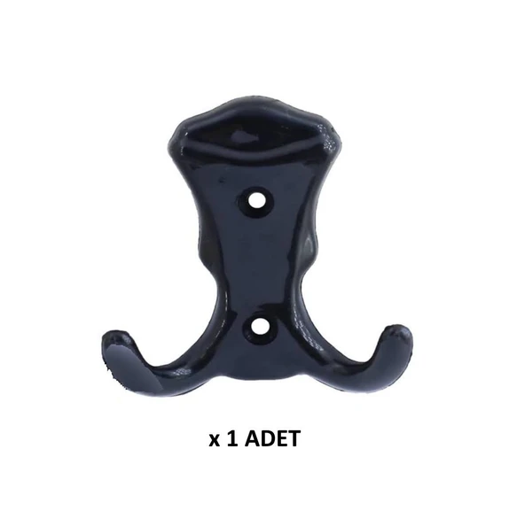 Kenzlife elbise banyo askılığı siyah plastik askı askılık 1 adet ürün görseli