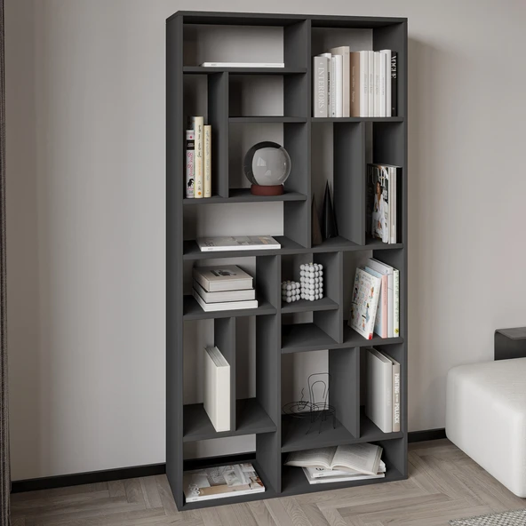 Nicola Kitaplık – 18 Raflı, Modern Kütüphane - 2