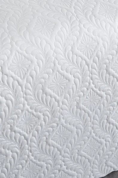 Ultrasonik Kapitoneli Elite Çift Kişilik Yatak Örtüsü Krem - Resim 5