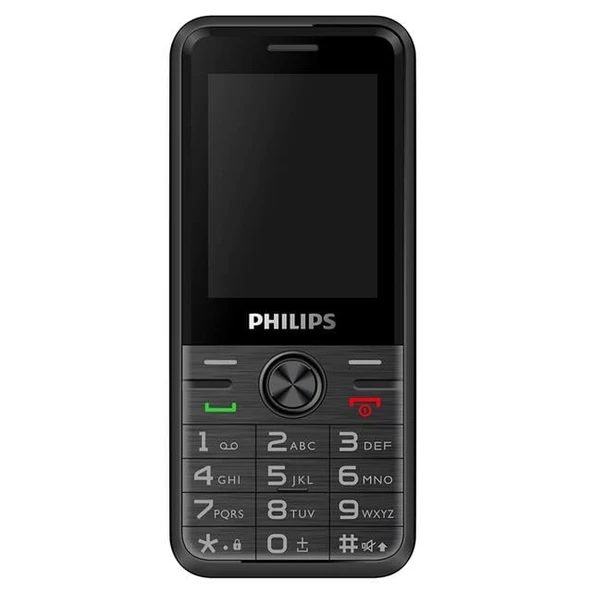Philips E6500 2.4'' QVGA TFT Ekran 1700 Mah Bataryalı Plastik Kasa Tuşlu Cep Telefonu ürün görseli