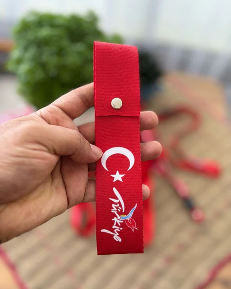 Türkiye Tasarımlı, Kırmızı Renk Yüksek Kalite Tampon & Çeki ipi ürün görseli
