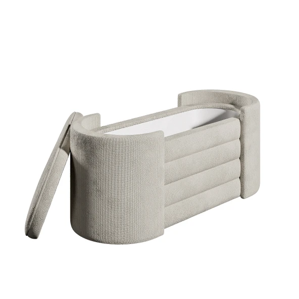 Rosita Sandıklı Bench – Şıklık ve Pratikliğin Mükemmel Uyumu, Modern Puf - 3