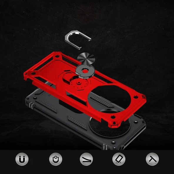 Xiaomi Redmi 14C Kılıf Zore Vega Kapak - 5