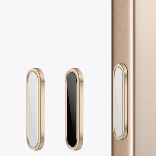 Apple iPhone 16 Serisi Uyumlu Metal Alaşımlı Hassas Dokunmatik Kamera Denetim Butonu Koruyucu - 7