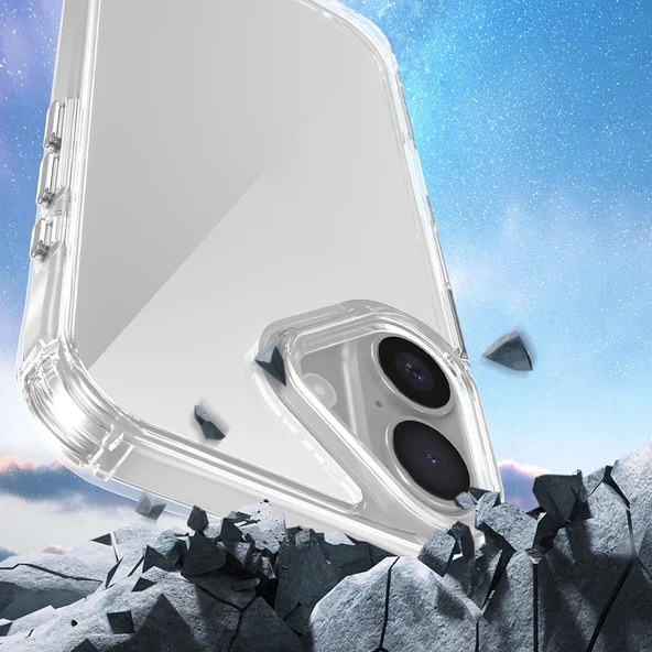 Apple iPhone 16 Plus Kılıf Airbagli Takılabilir Askı Aparatlı Zore Snap Silikon Kapak - Resim 5