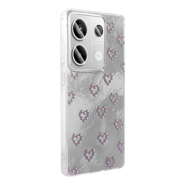 Xiaomi Redmi Note 13 Pro 4G Kılıf Kamera Korumalı Figürlü Zore Ponti Silikon Kapak - 8