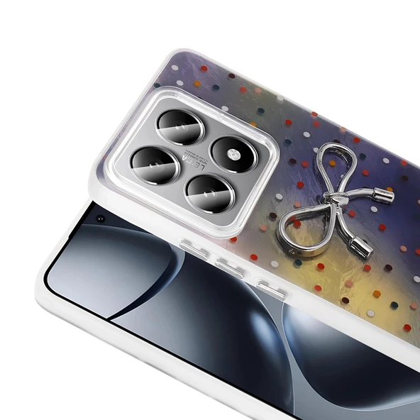 Xiaomi 14T Kılıf Kamera Korumalı Figürlü Zore Ponti Silikon Kapak - 7