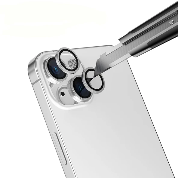 Apple iPhone 14 Zore Mikro Kamera Lens Koruyucu - 5
