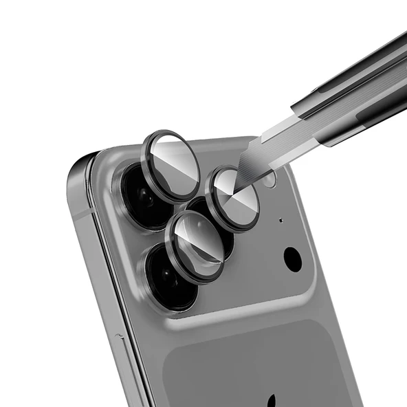 Apple iPhone 17 Pro Zore Mikro Kamera Lens Koruyucu - 3