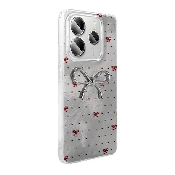 Xiaomi Redmi Note 14 5G Kılıf Kamera Korumalı Figürlü Zore Ponti Silikon Kapak - 8