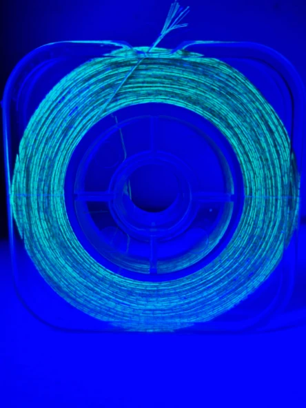 Eagenset Hazır Çapari Kombini Boru Sim Ultraviyole Uv Neon Açık Yeşil Makarada - Resim 9