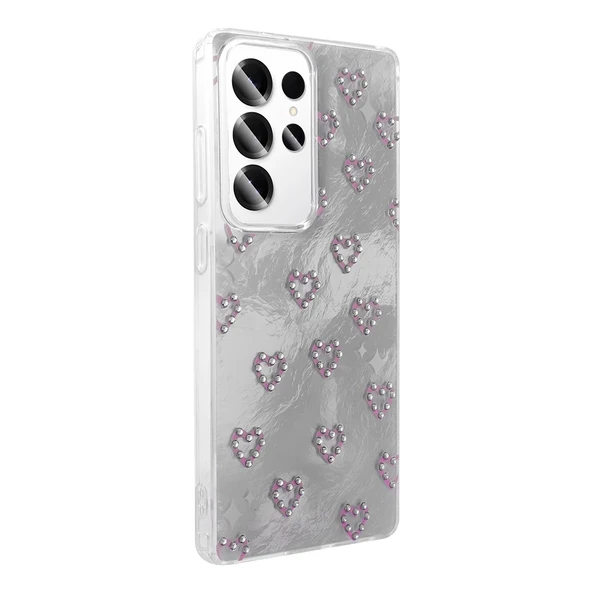 Galaxy S23 Ultra Kılıf Kamera Korumalı Figürlü Zore Ponti Silikon Kapak - 6