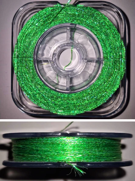 Eagenset Hazır Çapari Kombini Boru Sim Ultraviyole Uv Neon Açık Yeşil Makarada ürün görseli 1