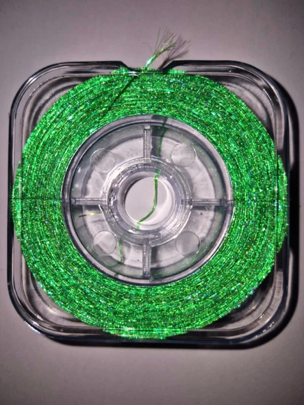 Eagenset Hazır Çapari Kombini Boru Sim Ultraviyole Uv Neon Açık Yeşil Makarada - Resim 6