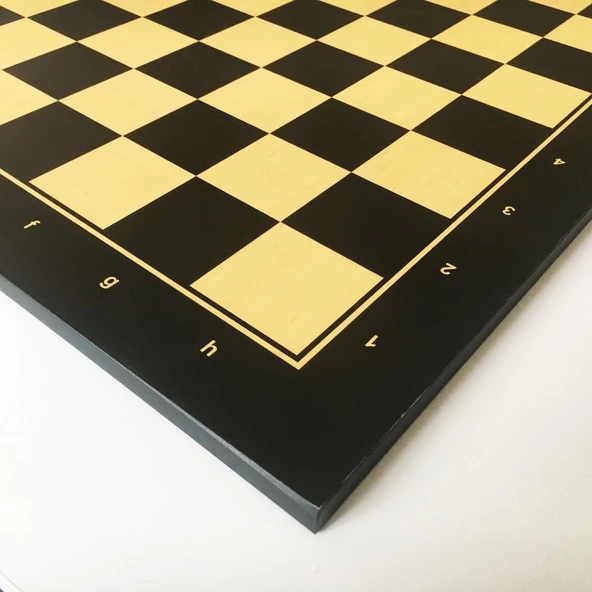 Star Polyester Kaplama Satranç Tablası Siyah 54X54 cm - 6