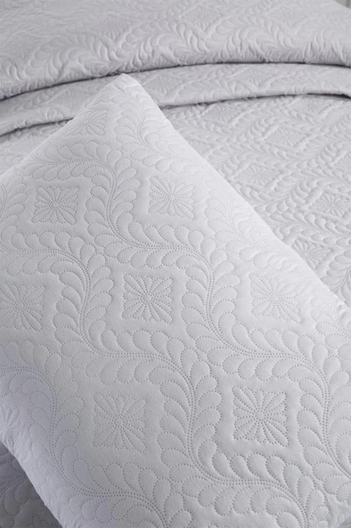 Ultrasonik Kapitoneli Elite Tek Kişilik Yatak Örtüsü Gri - Resim 6