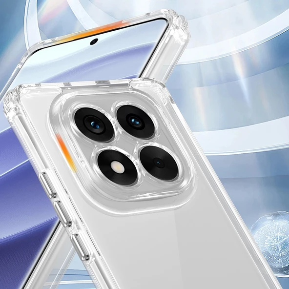 Xiaomi Redmi Note 14 Pro 5G Kılıf Airbagli Takılabilir Askı Aparatlı Zore Snap Silikon Kapak - 5