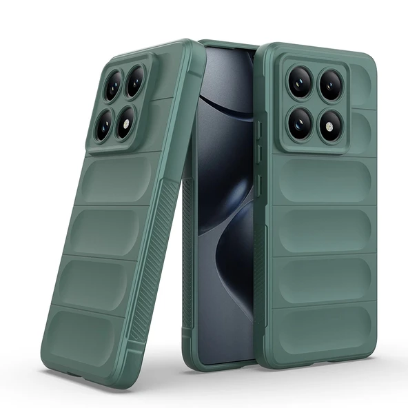 Xiaomi 14T Pro Kılıf Esnek TPU Oyuklu Arka Yüzey Tasarımlı Zore Etnik Silikon Kapak - 7