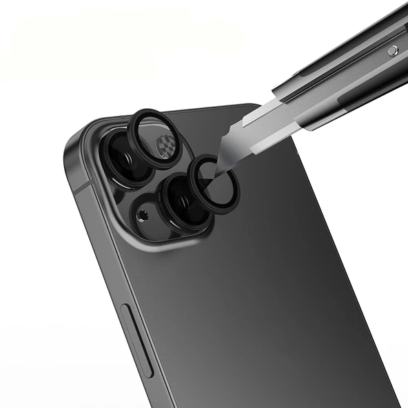 Apple iPhone 14 Zore Mikro Kamera Lens Koruyucu - 3