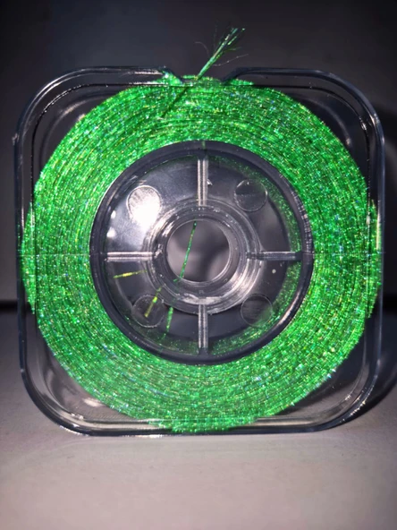 Eagenset Hazır Çapari Kombini Boru Sim Ultraviyole Uv Neon Açık Yeşil Makarada - Resim 8