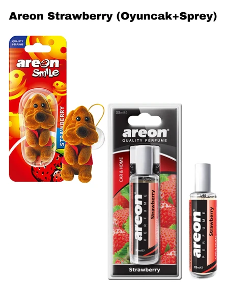 Areon Strawberry (Oyuncak+Sprey) ürün görseli