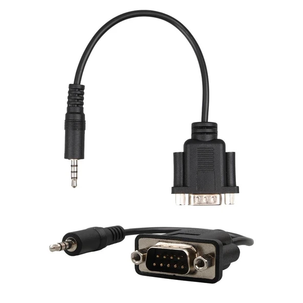 Powermaster 9 Pin Rs232 Erkek 3.5 Mm Stereo Erkek 3 Boğumlu Jack Kablo - 2